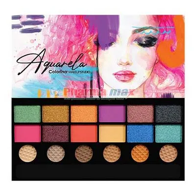 Colorina Shadow Palette Aquarela PCE037-B