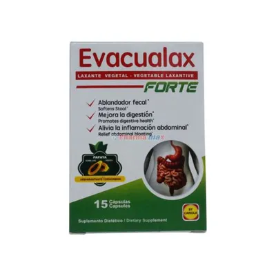 Evacualax Forte Vegetable Laxantive 15 Capsules