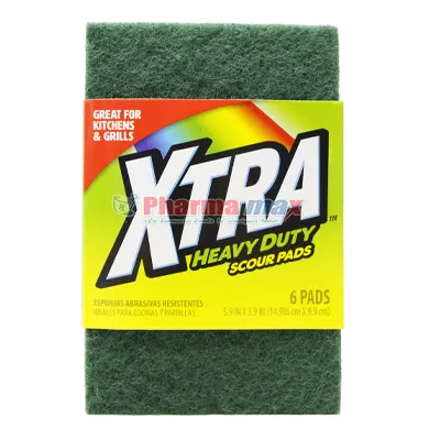 Xtra Scour Pads Heavy Duty 6ct