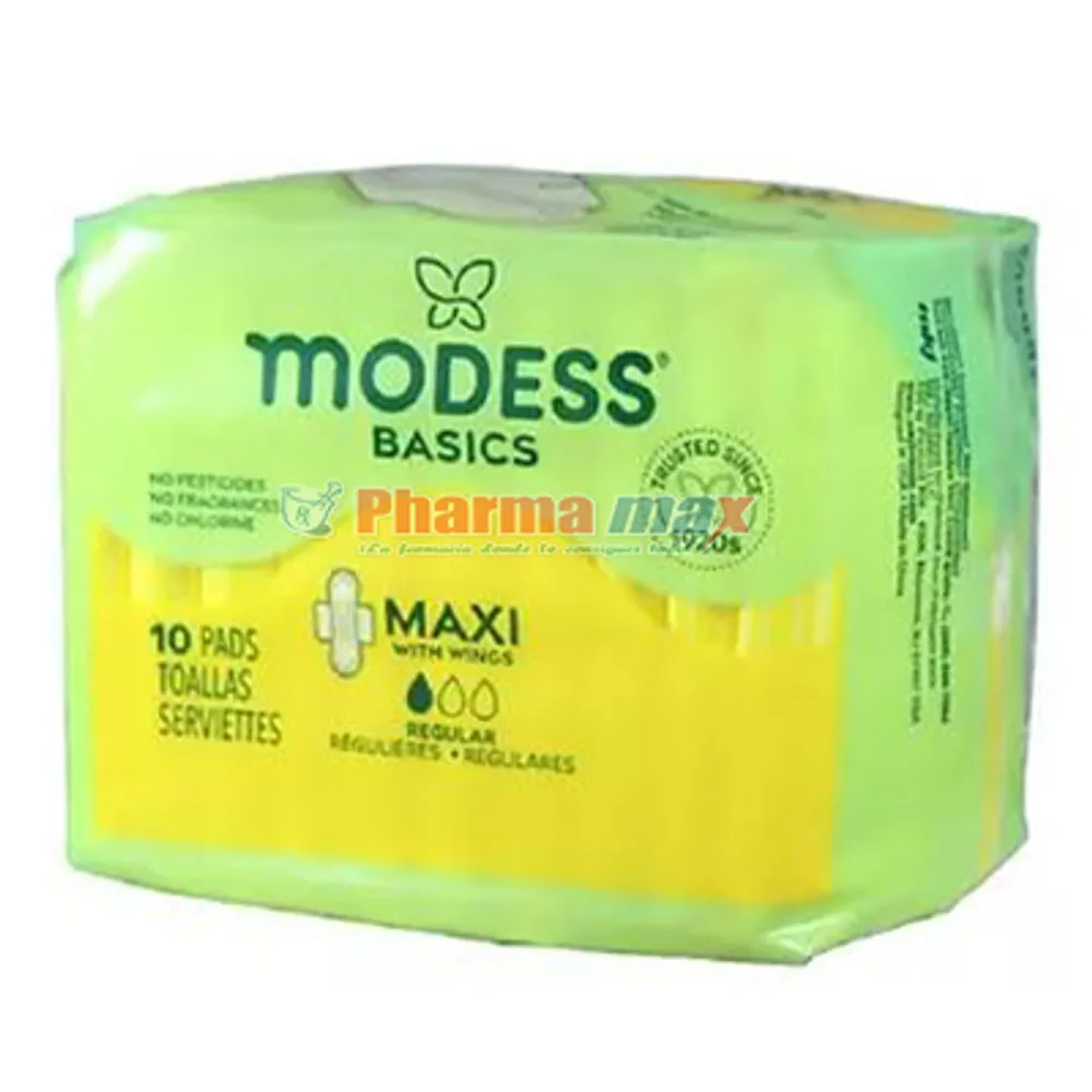 Modess Maxi With Wings 10ct