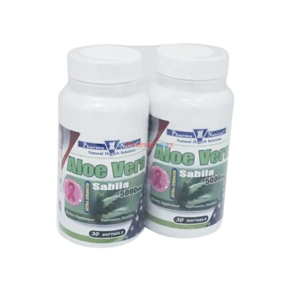 Pharma Natural Aloe Vera Sabila 5,000mg 2/30 Softgels