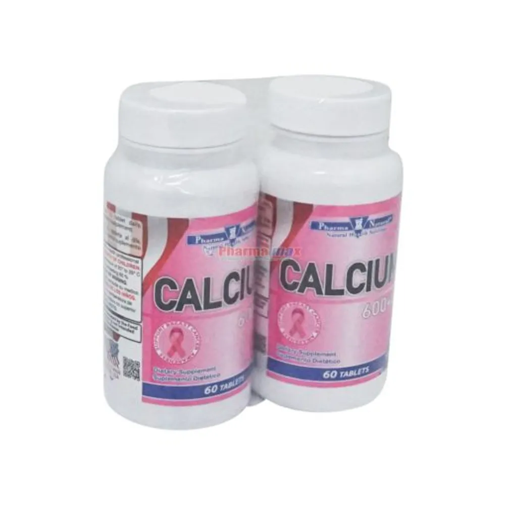 Pharma Natural Calcium 600+D 2/60 Tablets