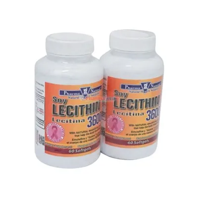 Pharma Natural Lecithin 3,600mg 2/60 Softgels