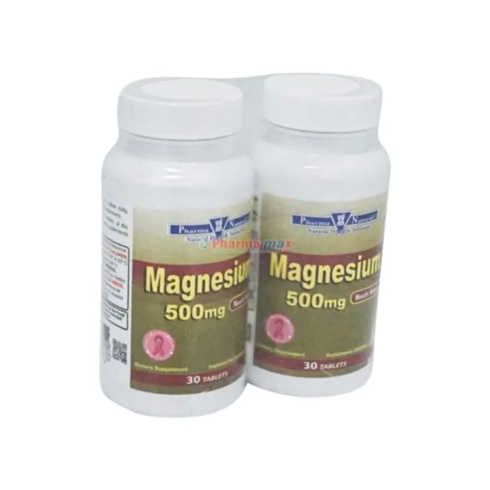 Pharma Natural Magnesium 500mg 2/30 Tablets