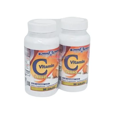 Pharma Natural Vitamin C 1,000mg 2/30 Tablets