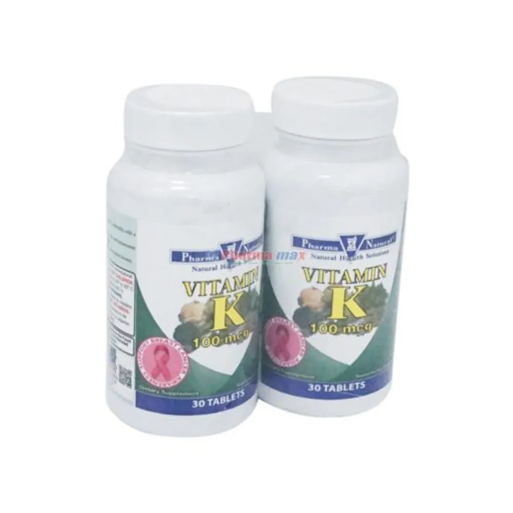 Pharma Natural Vitamin K 100mcg 2/30 Tablets