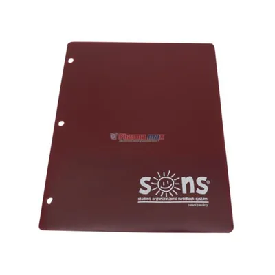 SONS FOLDER BURGUNDY