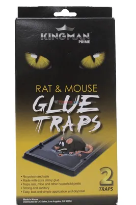 Kingman Mouse & Insects Glue Traps Medium 2pc