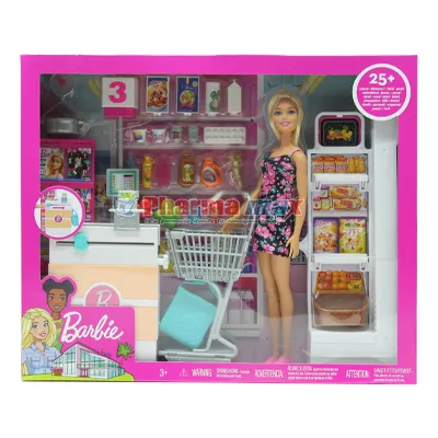 Barbie Shopping Cart 25pcs