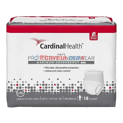 Cardinal Underwear Maximun Absorbency Large/Xlarge Men’s 18ct