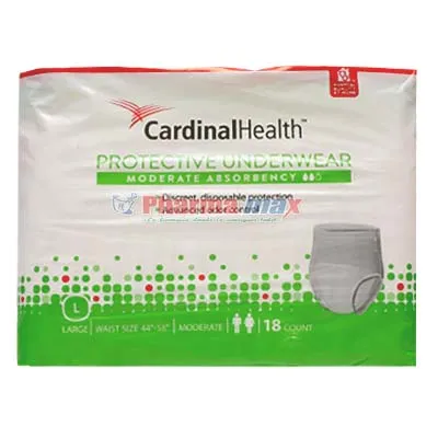 Cardinal Protective Underwear Moderate Absorbency Large 18ct