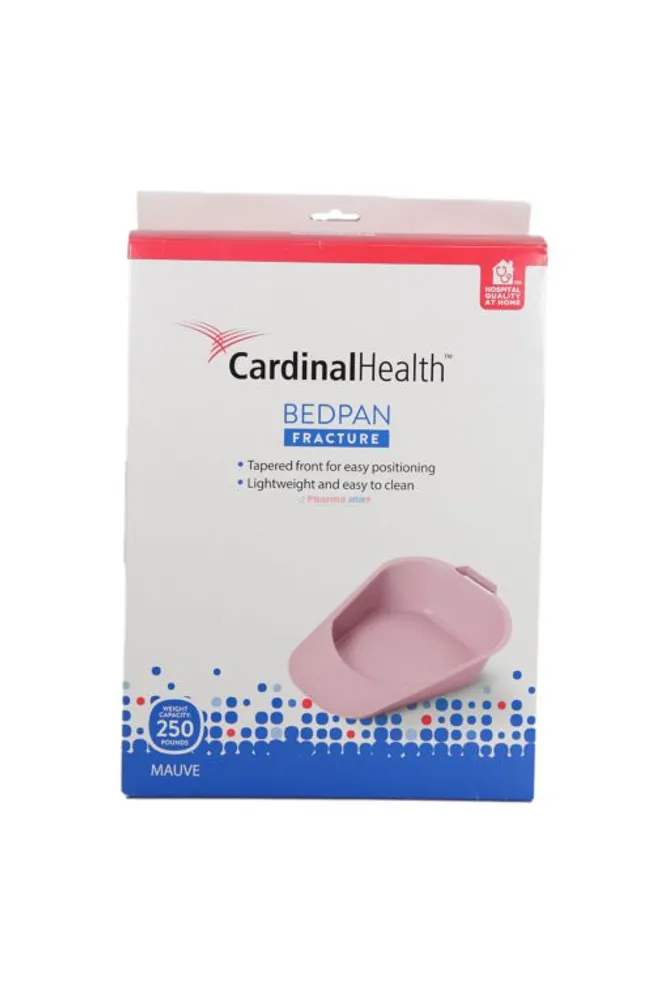 Cardinal Bedpan Fracture Mauve Color