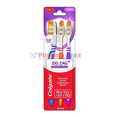 Colgate Zig Zag Toothbrush 3Pk