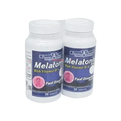 Pharma Natural Melatonin with Vitamin B-6 5mg 2/30 Tablets