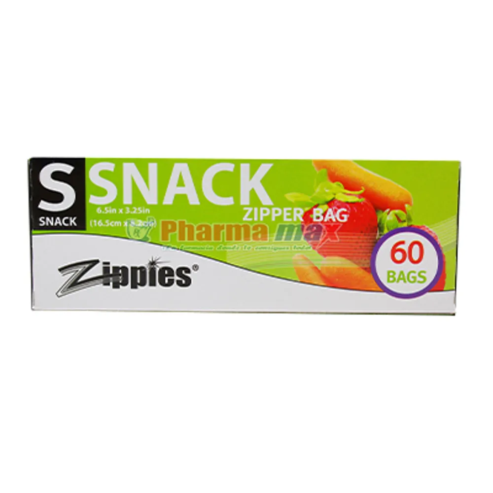 Zippies Snack Zipper Bag 60ct