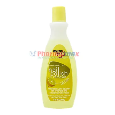 Health Smart  Nail Polish Remover Lemon 8oz