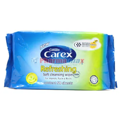 Cussons Carex Wipes 50 Sheets