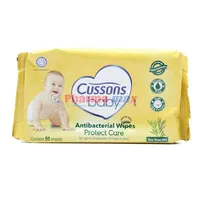 Cussons Baby Antibacterial Wipes 50Ct