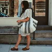 Mega Stripe Tote