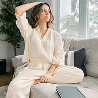 Crinkle Shirt Blouse