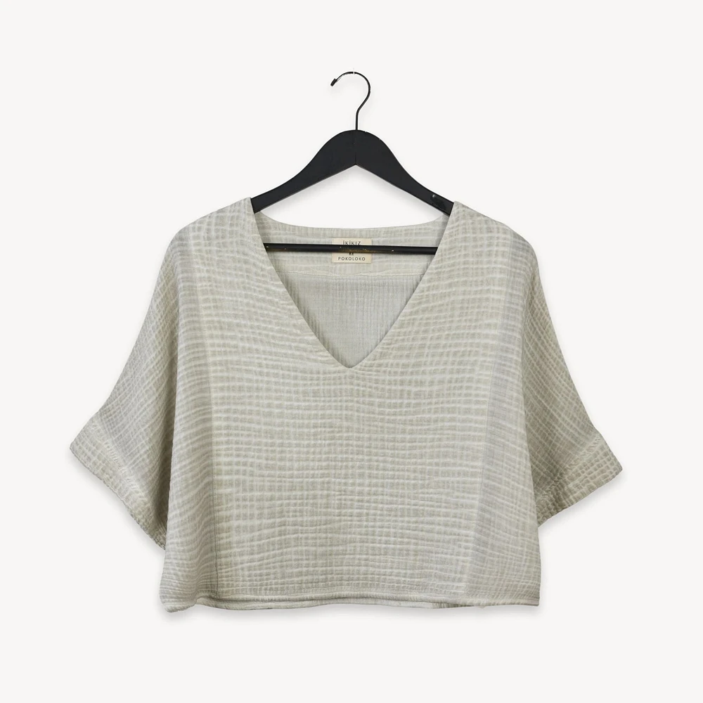 Crinkle Crop Top