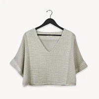 Crinkle Crop Top