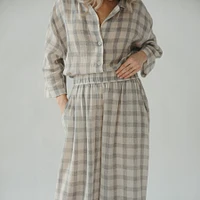 Plaid Palazzo Pants