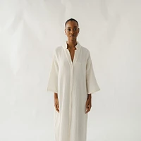 Crinkle Shirt Dress