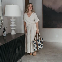 Crinkle Skirt Pants