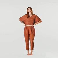 Crinkle Slouchy Pants