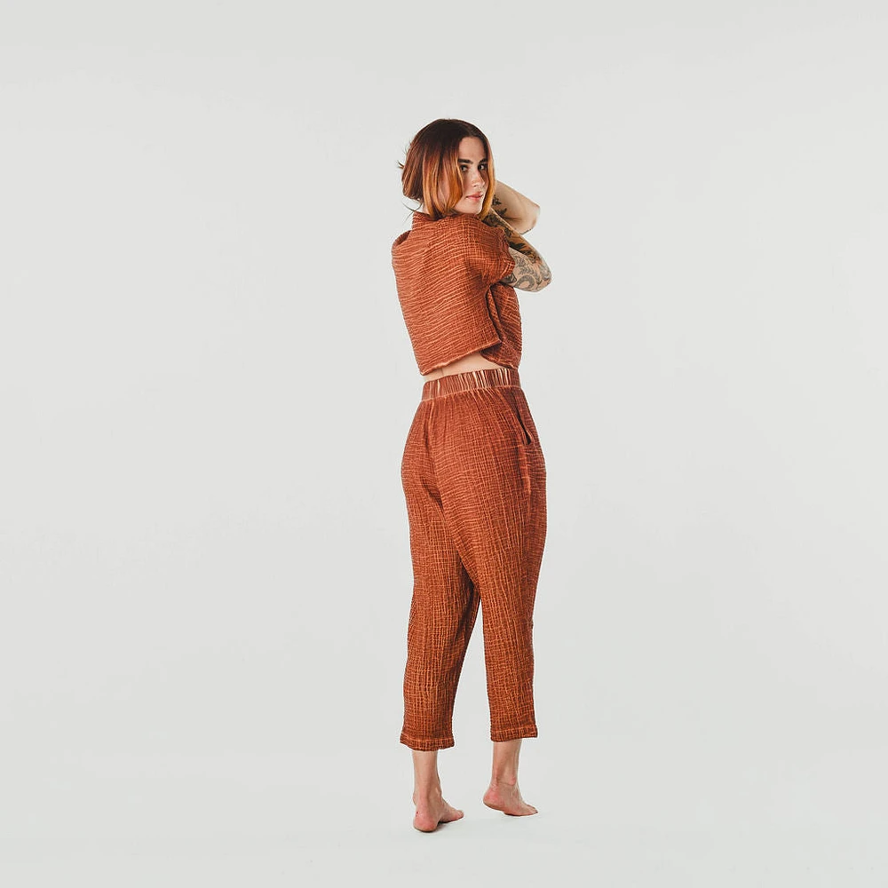 Crinkle Slouchy Pants