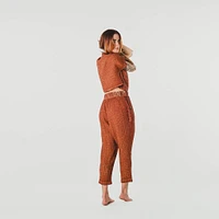 Crinkle Slouchy Pants