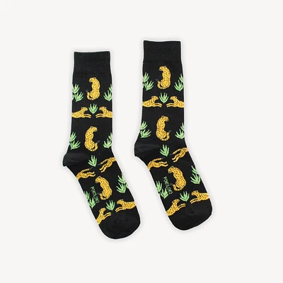 Cheetah Pima Socks