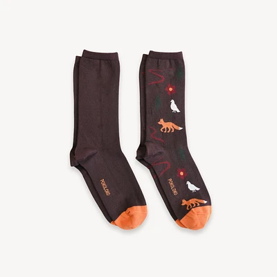 Fox and Dove Socks - Pack of 2