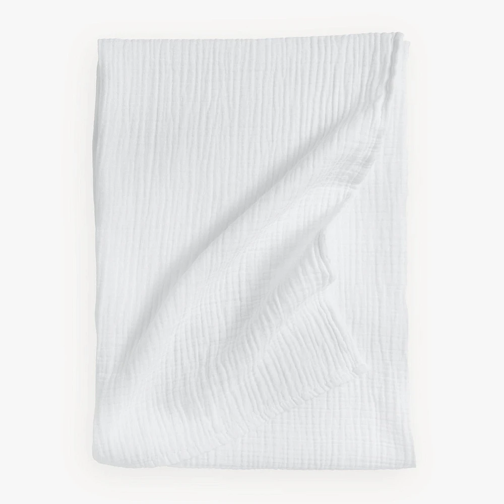Crinkle Cotton Baby Blanket