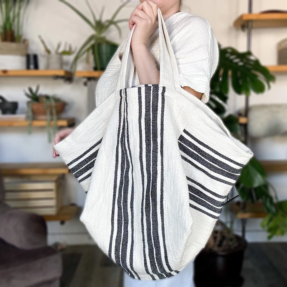 Mega Stripe Tote