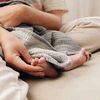 Crinkle Cotton Baby Blanket