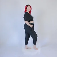 Crinkle Slouchy Pants