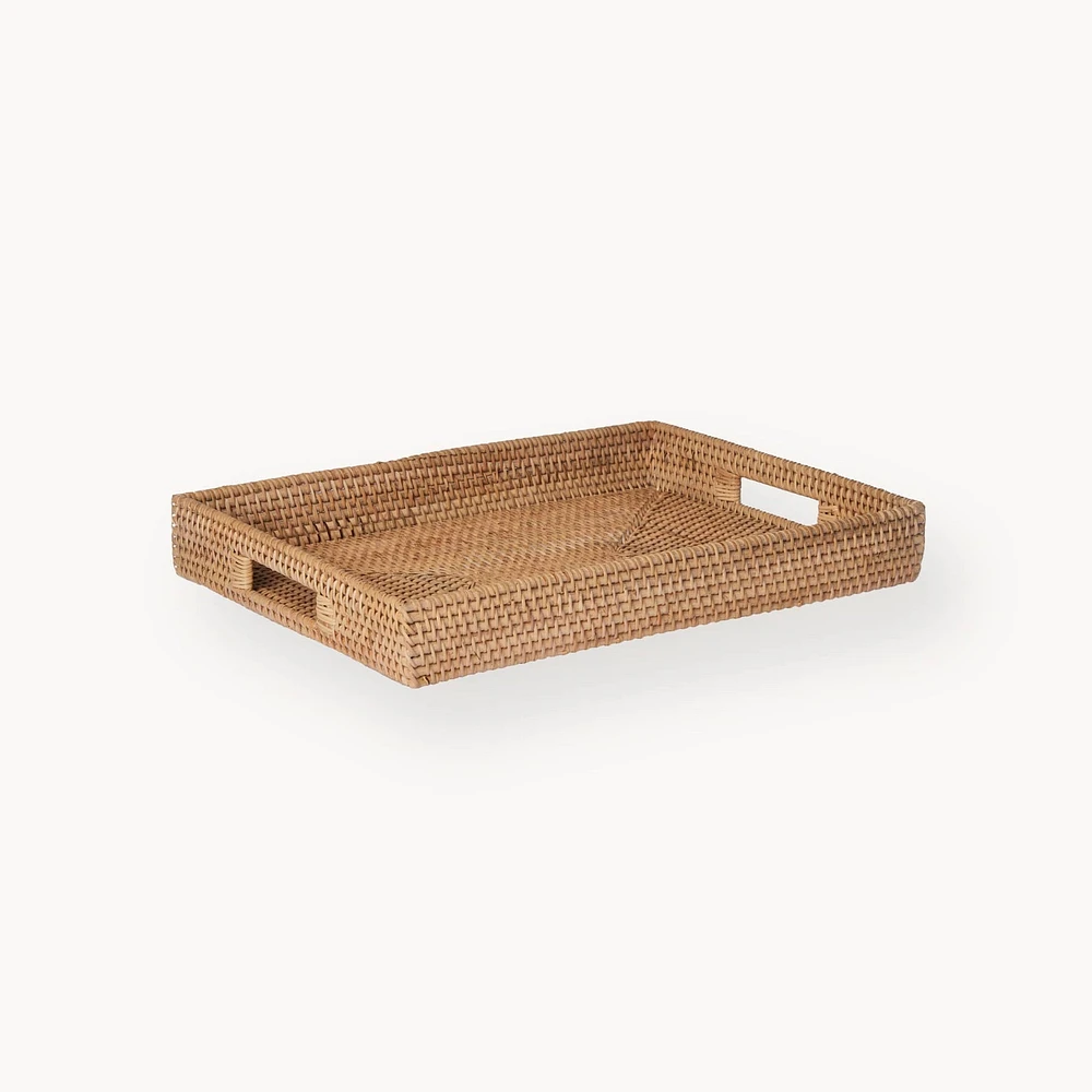 Rectangular Rattan Tray