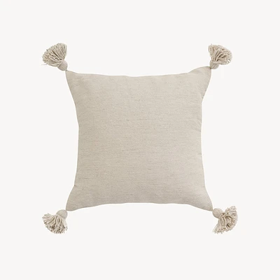 Solid Moroccan Pom Pillow - 18x18