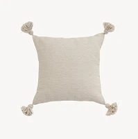 Solid Moroccan Pom Pillow - 18x18