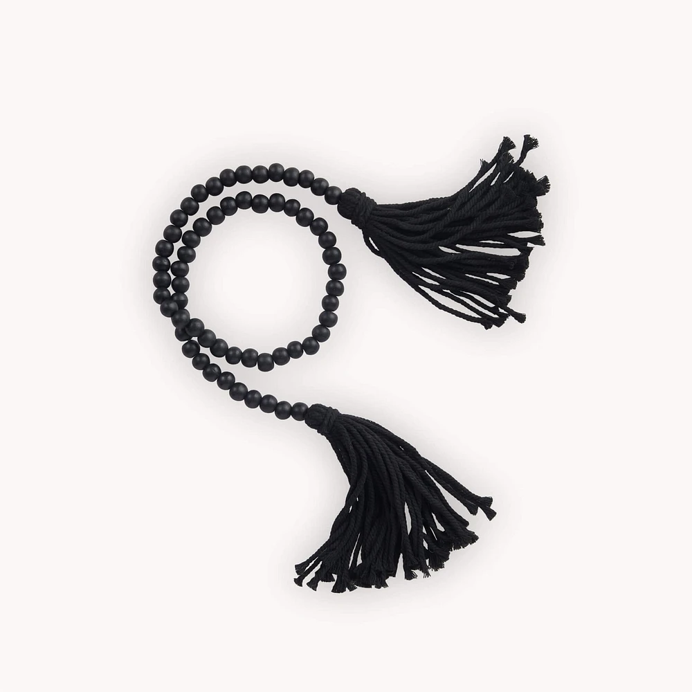 Beaded Double Tassel