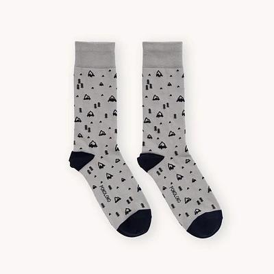 Tree Hugger Print Socks