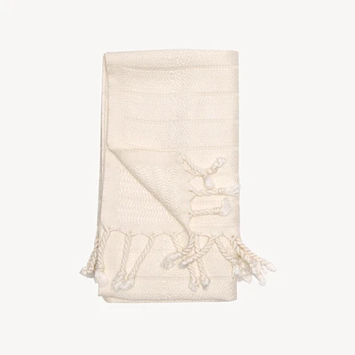 Striped Bamboo Hand Towel