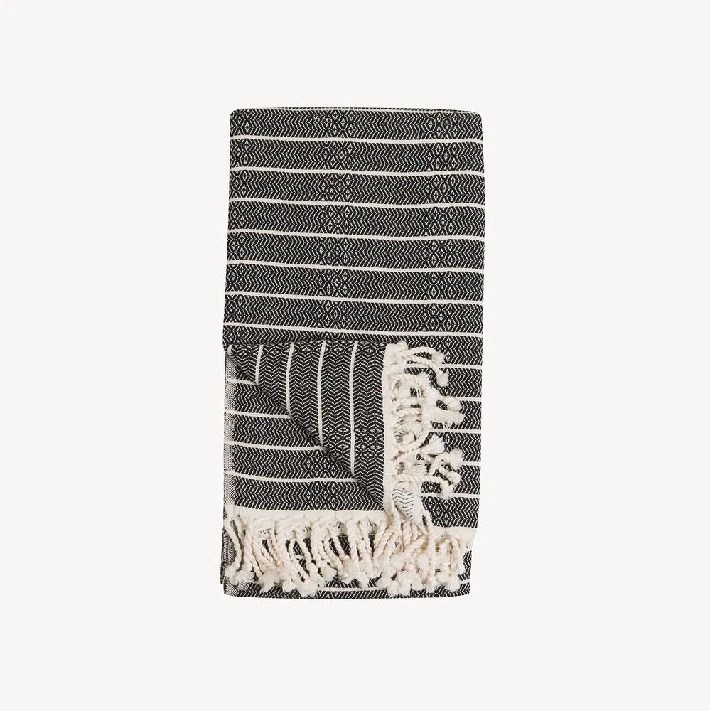 Striped Bamboo Towel