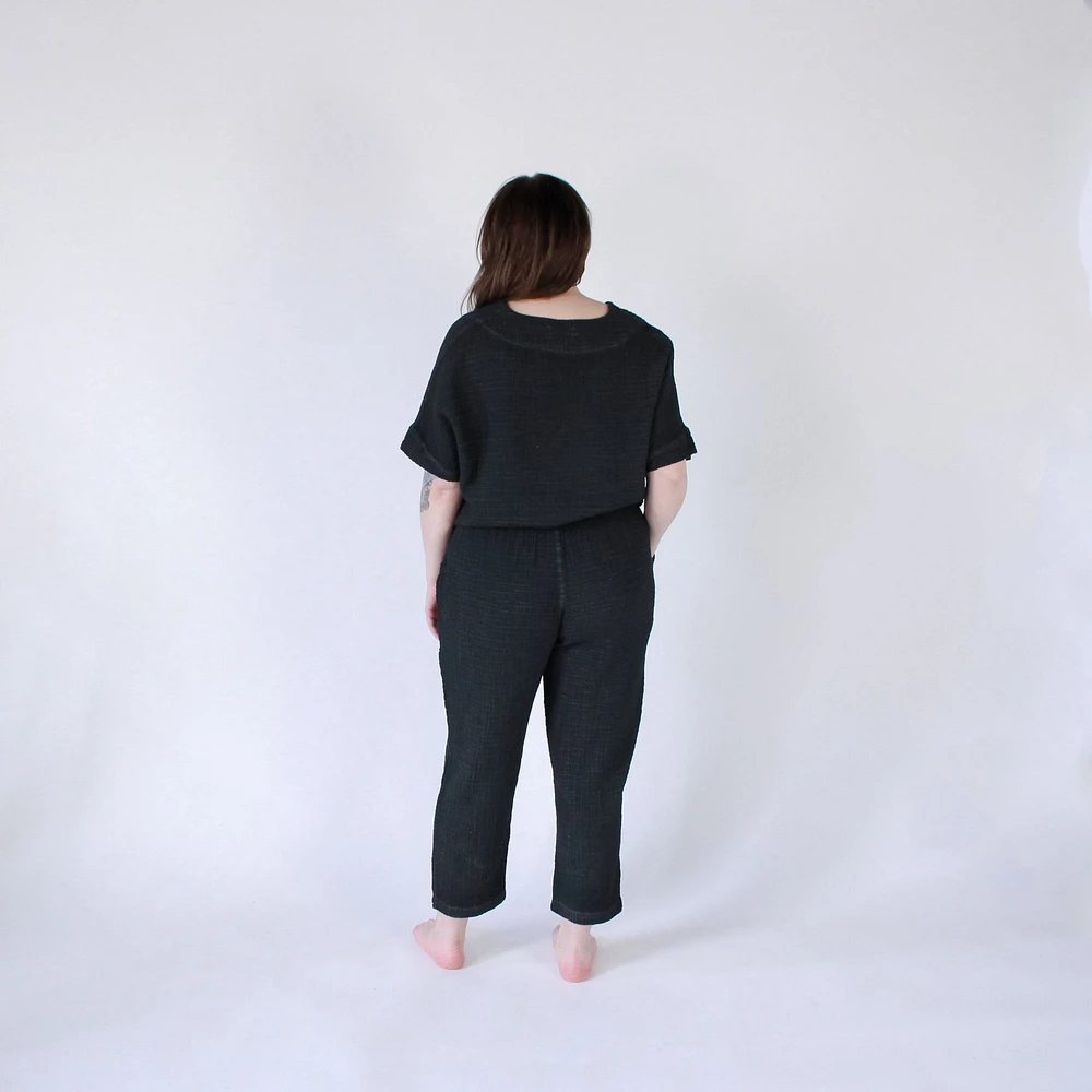 Crinkle Slouchy Pants