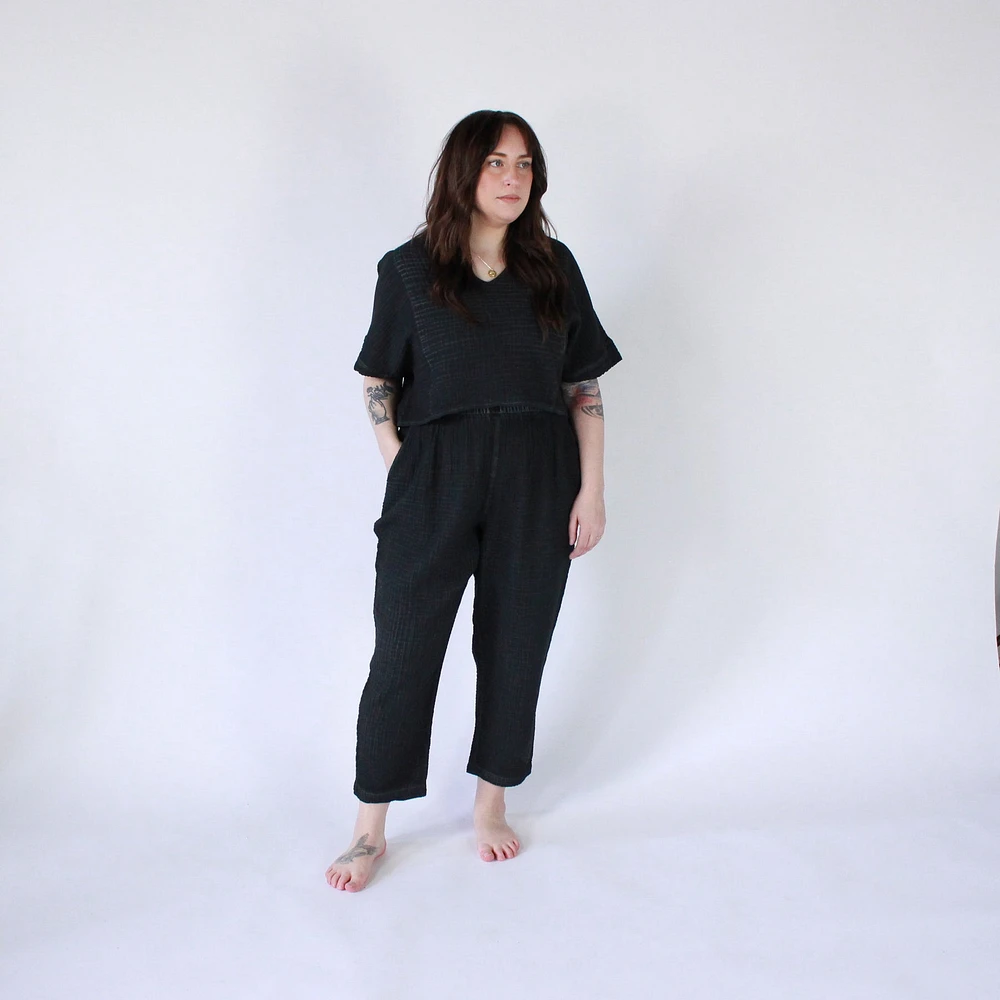 Crinkle Slouchy Pants