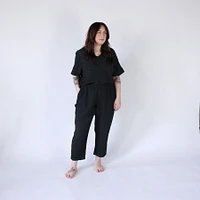 Crinkle Slouchy Pants