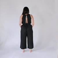 Crinkle Keyhole Tank Top