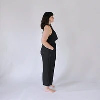 Crinkle Keyhole Tank Top